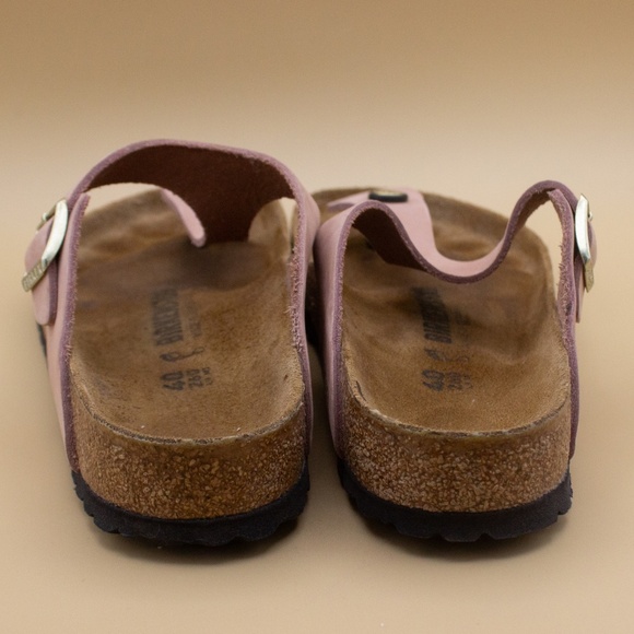Birkenstock Gizeh Nubuk Dusty Pink Sandals Women's Size 9.5 EU 40 - Picture 4 of 8